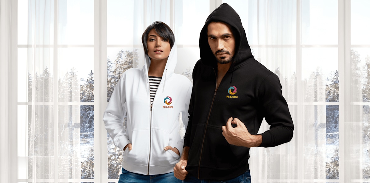 Customised Hoodies, Design Embroidered Hoodie for Men & Women