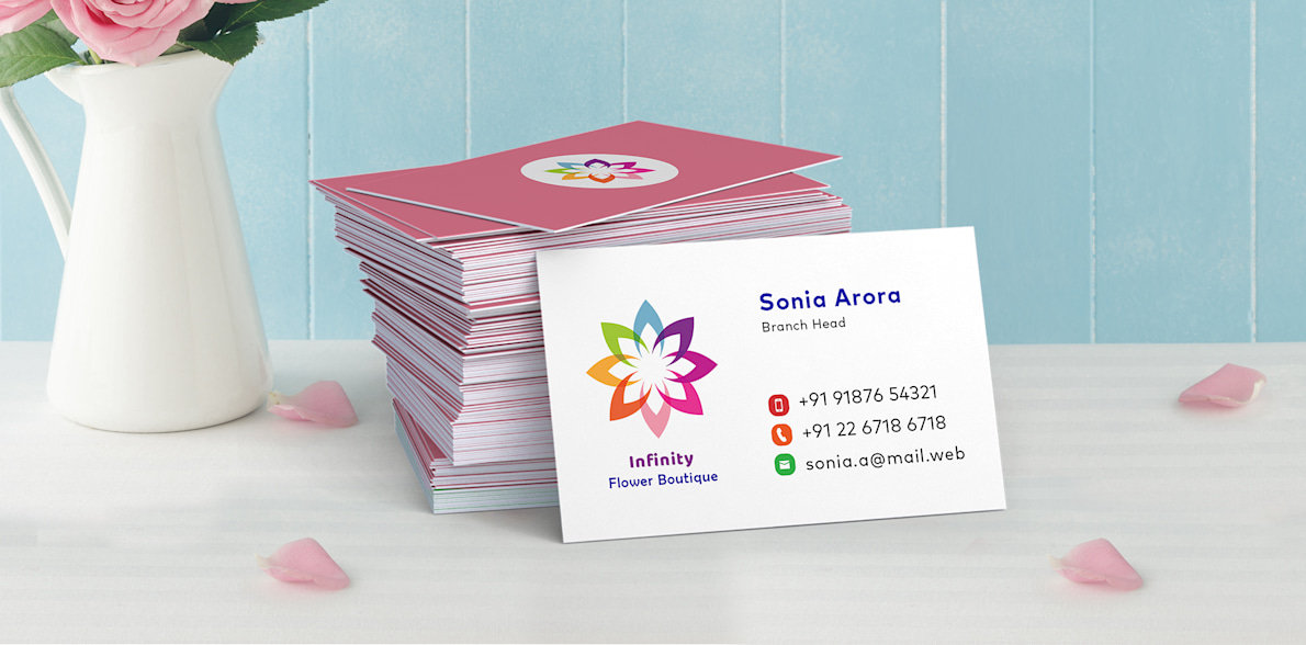 Larger version: Matte Visiting Cards