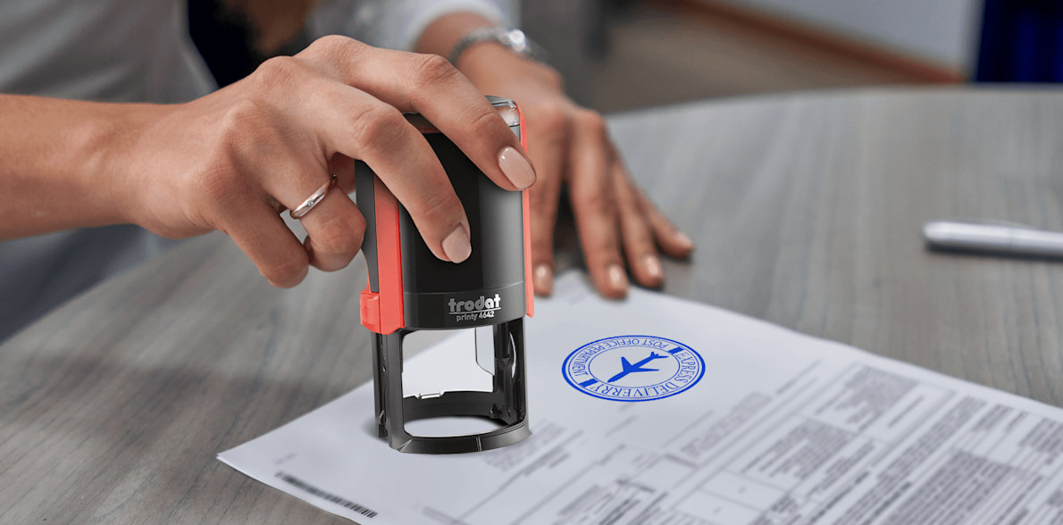 Personalised Self-Inking Round and Rectangle Stamps