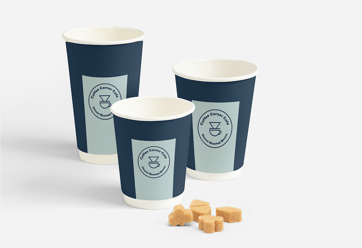 Cardboard coffee cups discount