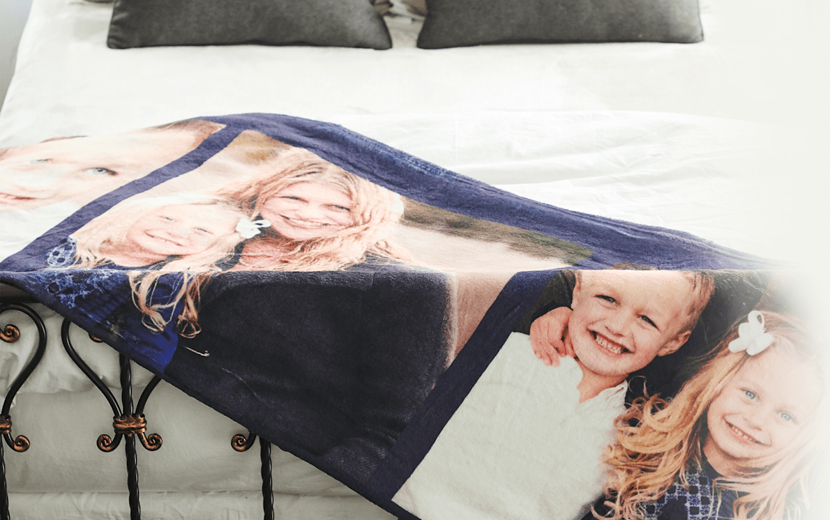 Vistaprint fleece blanket shop