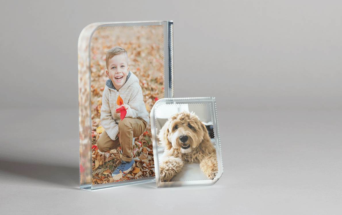 Glass Photo Blocks