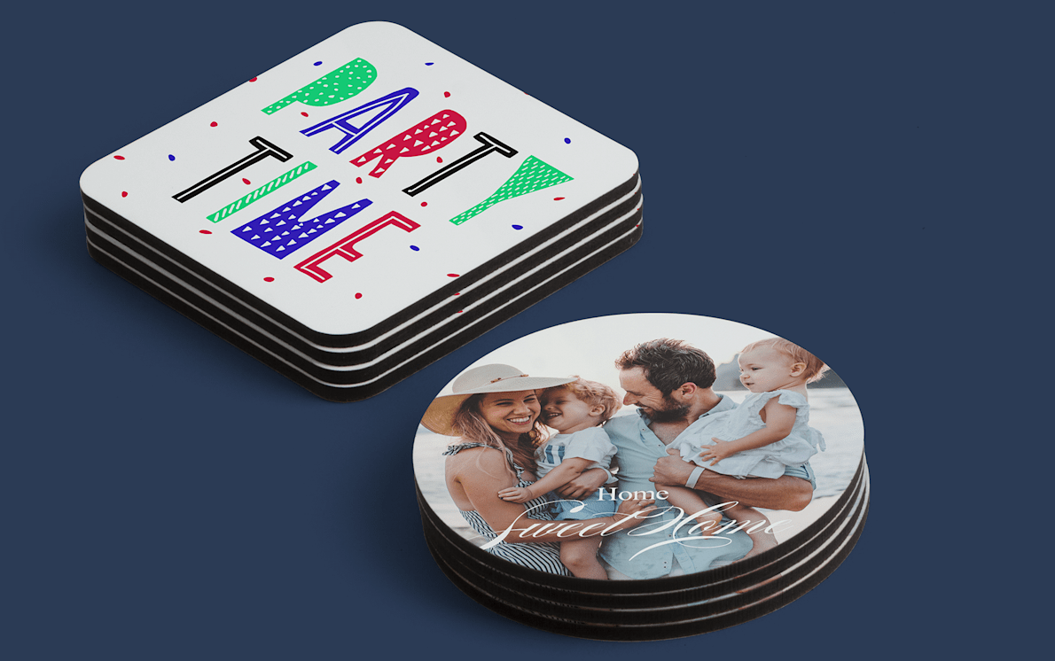 Larger version: Drink coasters