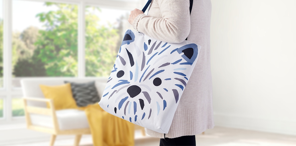 Fashion bags personalised shopping bags Vistaprint