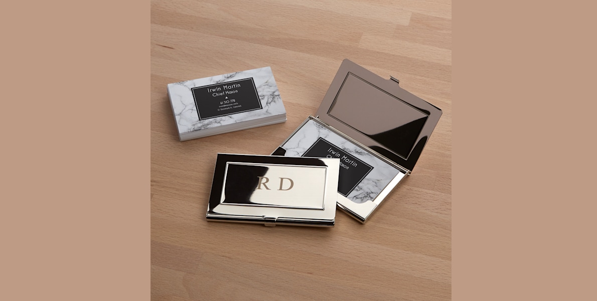 Engraved Business Cards Holders 1