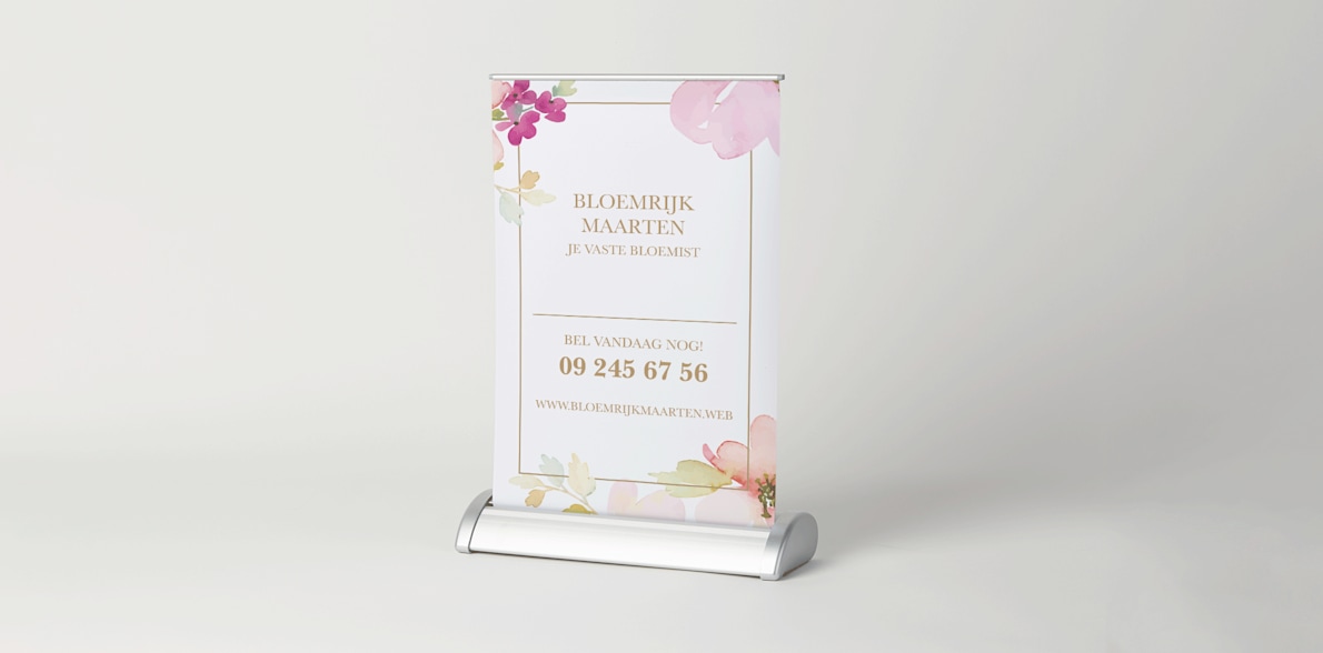 Mini roll-up banners 1