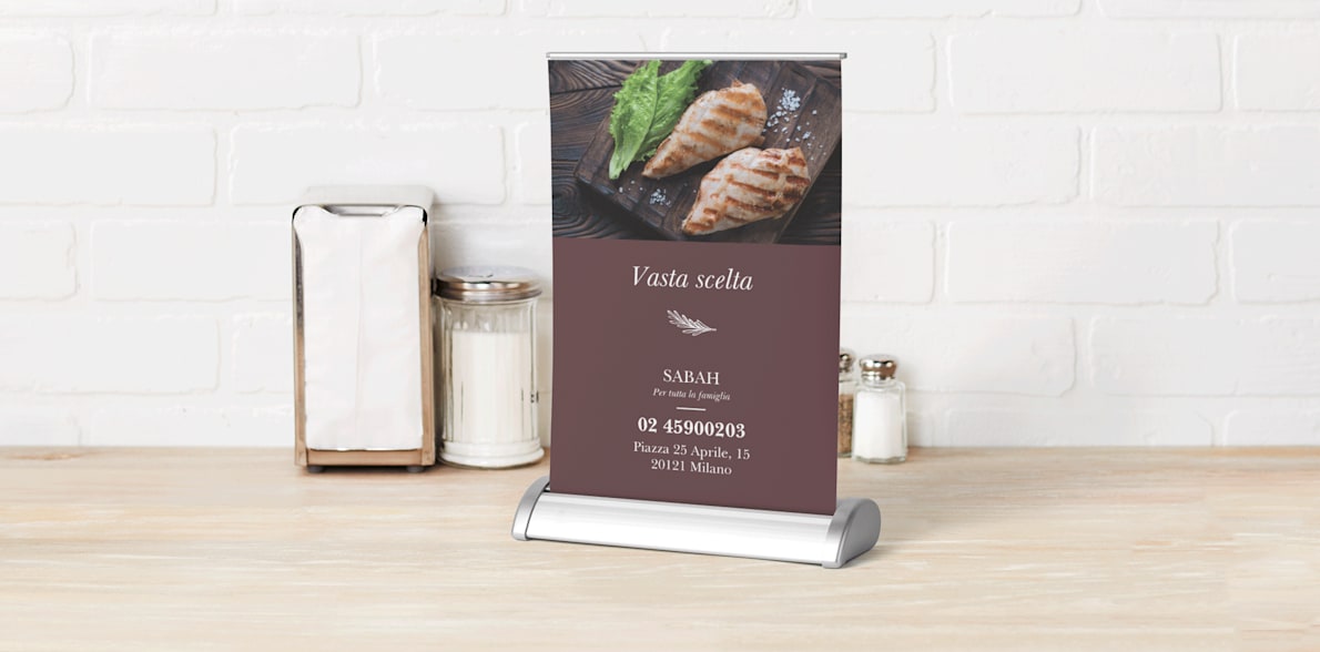 Roll up da tavolo personalizzati | Vistaprint