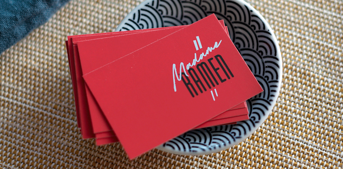Larger version: Matte business cards