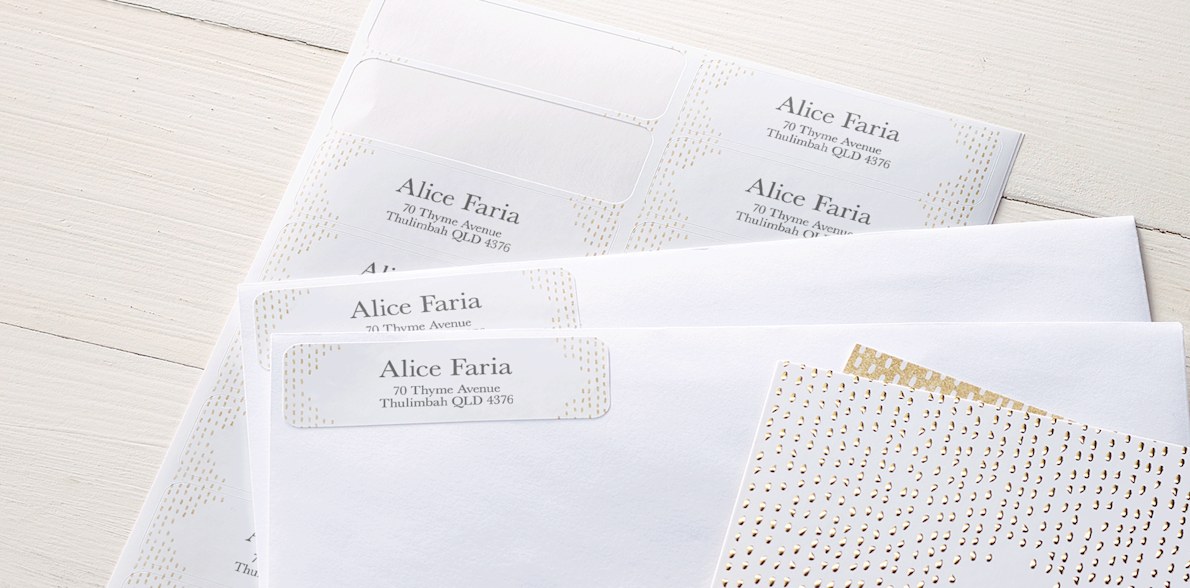 Return Address Labels & Stickers VistaPrint AU