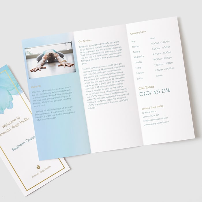 Tri-fold brochure