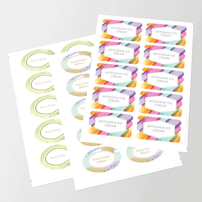 Product Labels, Product Sheet Labels Printing| Vistaprint AU