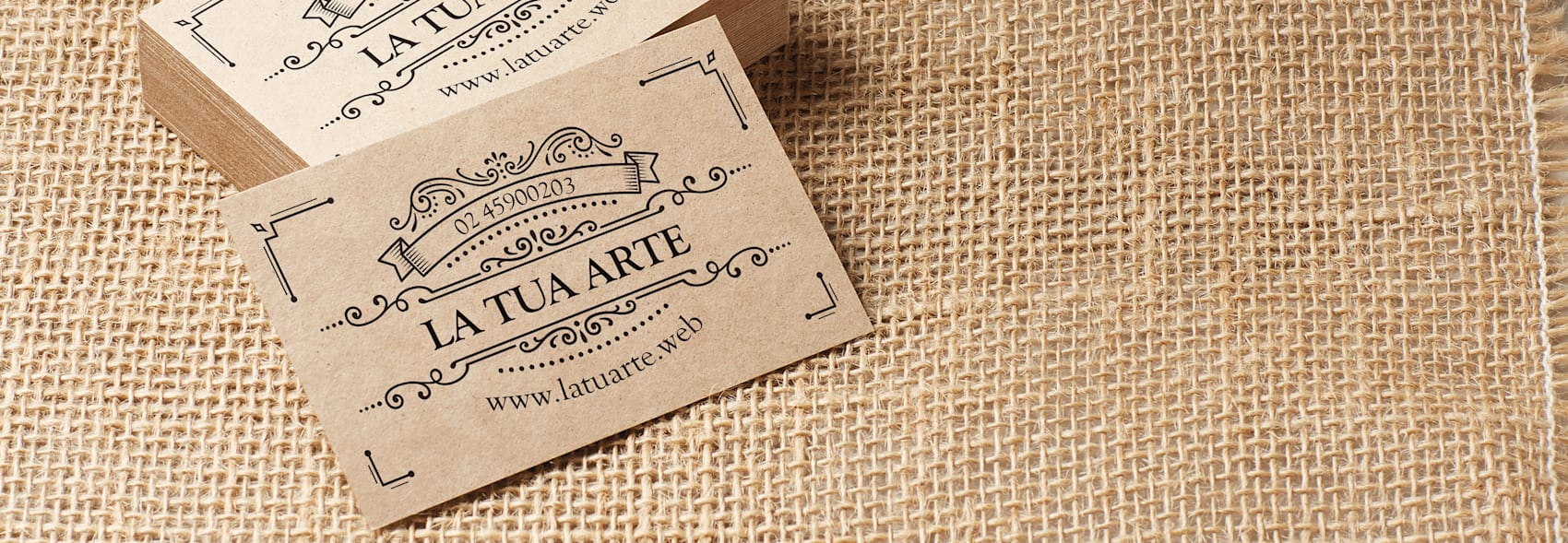 Biglietti Da Visita Con Carta Kraft Colore Avana Vintage Vistaprint