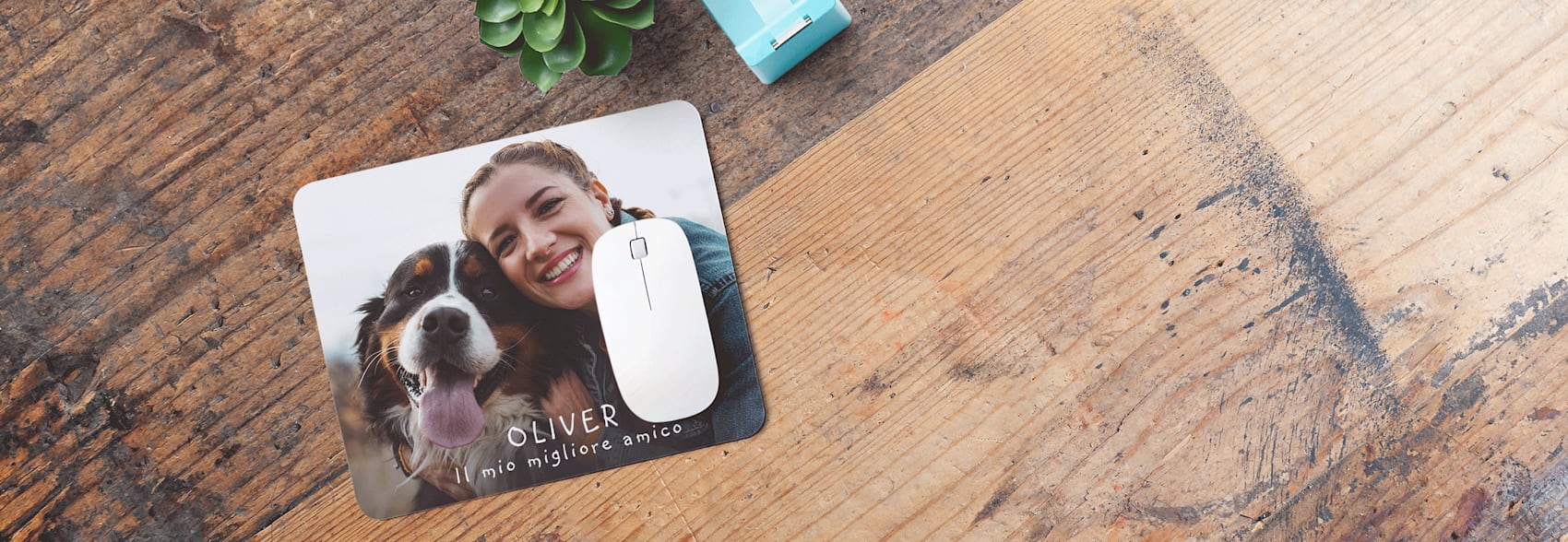 Tappetino mouse personalizzato, mouse pad personalizzati Vistaprint