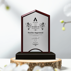 Monument Wooden Trophy