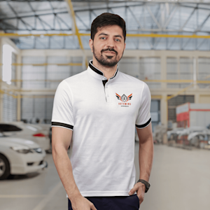 Chinese Collar Polo T-Shirts > Overview Image