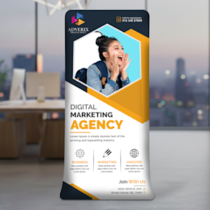 Customized Elegant Standee >Overview Image