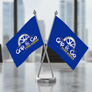 The Flag Company Customized Table Flag Cross Stand >Overview img