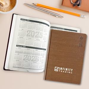 Wooden Finish Dated Diary > Overview Image