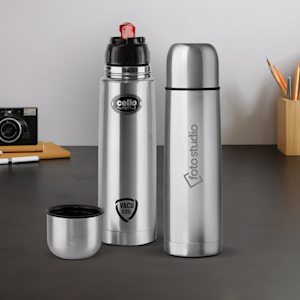 Cello SS Flip Style Flask > Overview Image