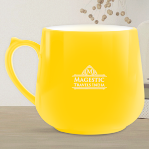 Printed Smiley 2 Tone Coffee Mug > Overview Image