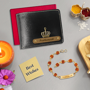 Personalised Rakhi and Wallet > Overview image