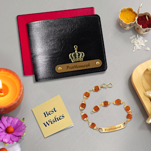 Personalised Rakhi and Wallet > Overview image