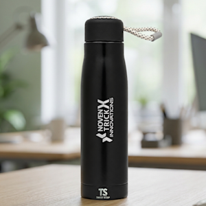 Matt Black Stainless Steel Bottle >Overview Image