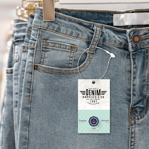 Custom Jeans Hang Tags suppliers,new disign Custom Jeans Hang Tags  manufacturers -Fulinhan