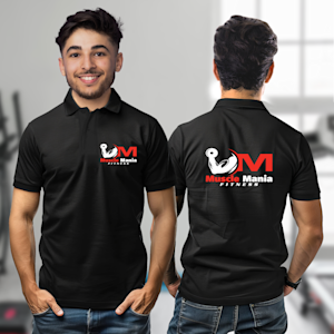 Polo Collared Dry Fit Golf Polo > Overview Image