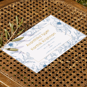 Raised Foil Wedding Invitations > Overview Image