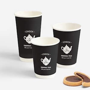 6 oz Paper Cups for Coffee and Tea - Decorated Office Disposable Water  Paper Cups