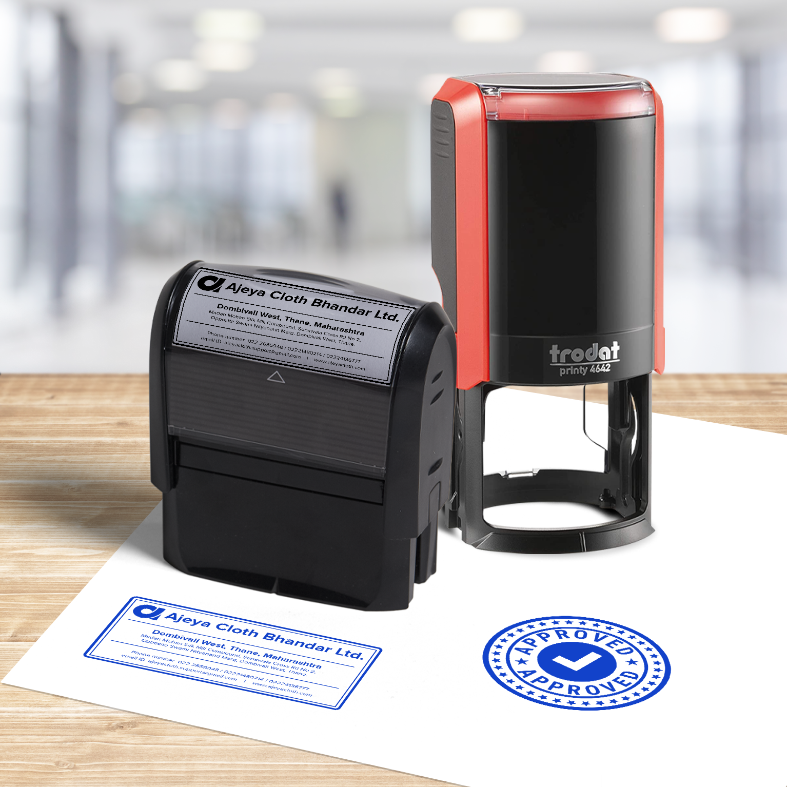 Custom Stamps | Online Stamp Maker | Company Stamp Designs | VistaPrint