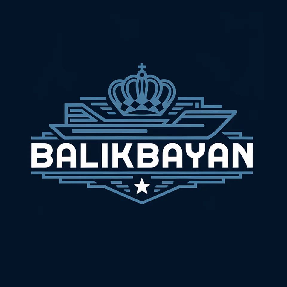 Logo of Balikbayan with a crowned cargo ship emblem, conveying trusted international shipping.