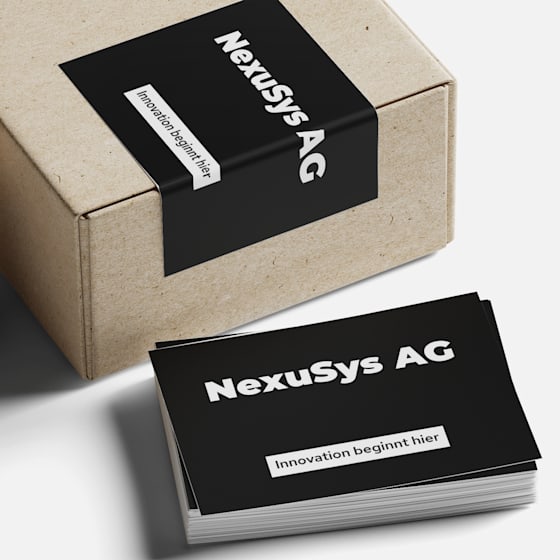 Rechteckige Aufkleber