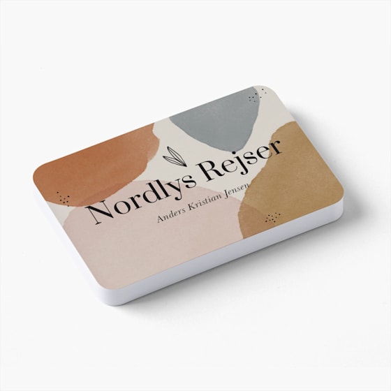 Visitkort m/afrundede hjørner