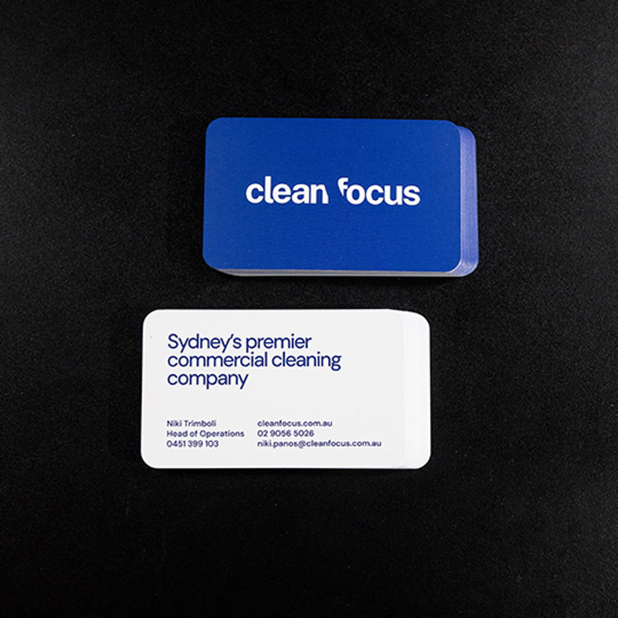 Rounded Corner Business Cards