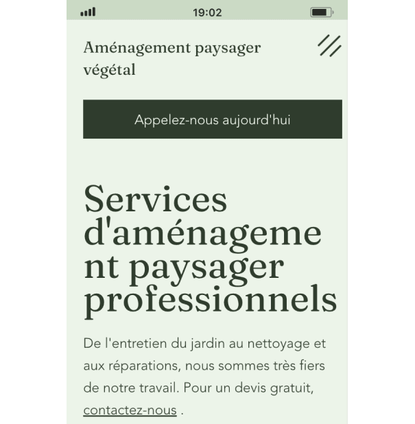 Exemple 4 d’un graphisme de site web populaire pour ordinateur et mobile.