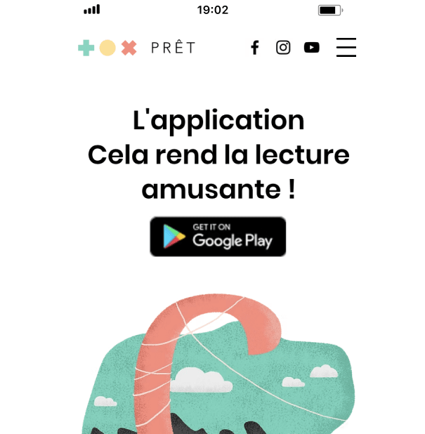 Exemple 7 d’un graphisme de site web populaire pour ordinateur et mobile.