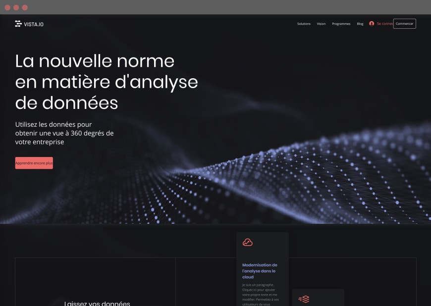 Exemple 6 d’un graphisme de site web populaire pour ordinateur et mobile.