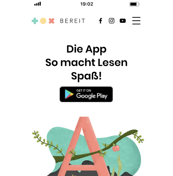 7. Beispiel eines beliebten Website-Designs als Desktop- und mobile Version.