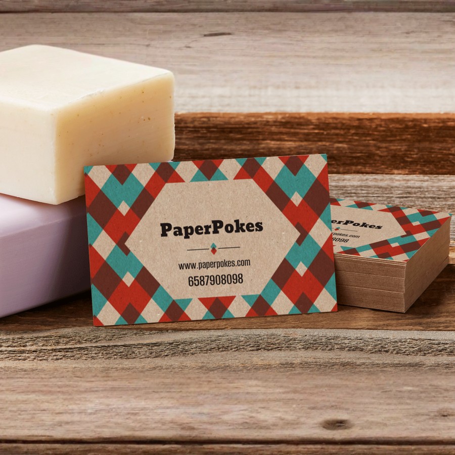 Kraft Visiting Cards > Hero img1