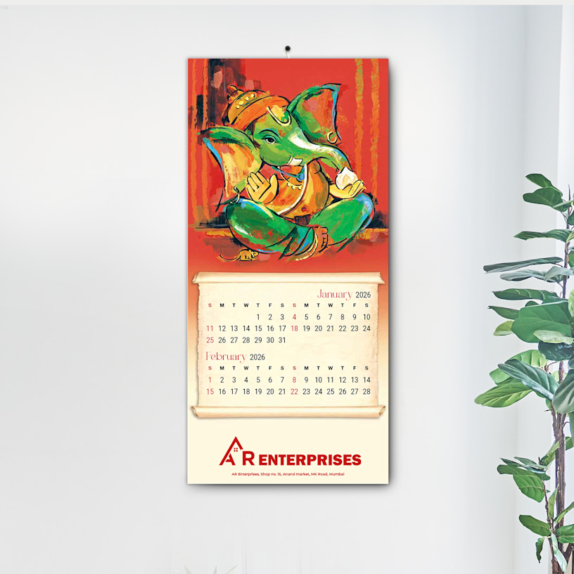 Shree Ganesha Wall Calendars > Hero img3