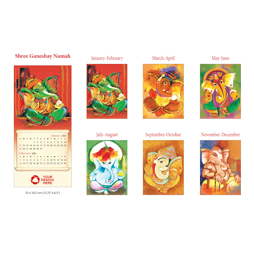 Shree Ganesha Wall Calendars > Hero img4
