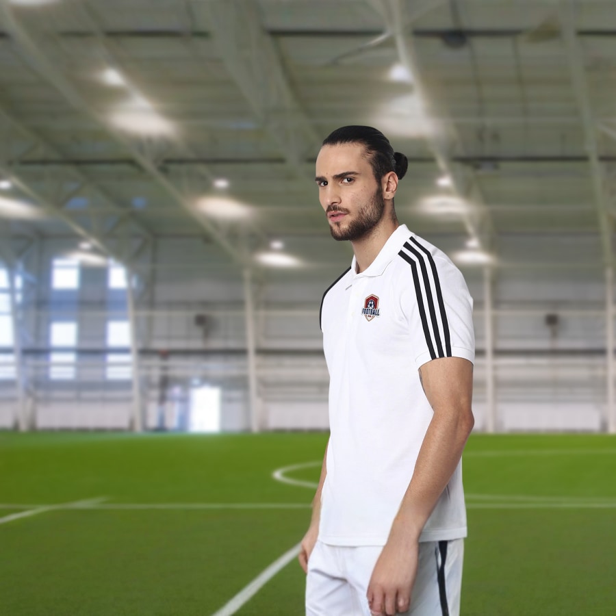 Adidas 3 stripe Polo T-shirts