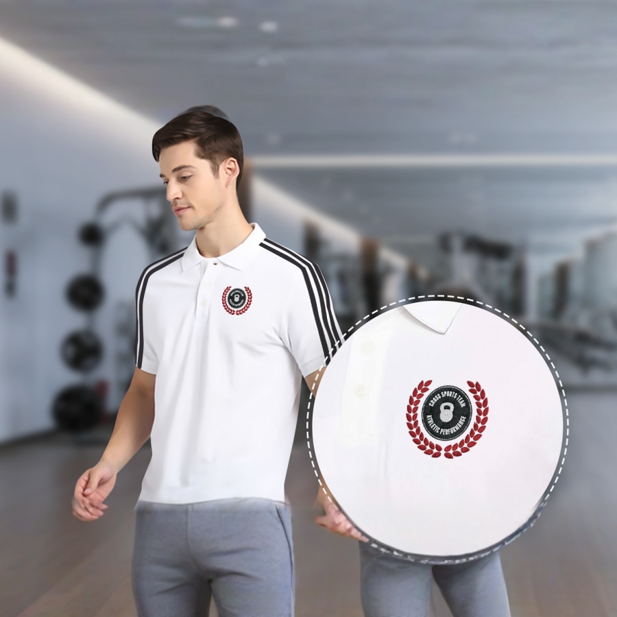  Adidas 3 stripe Polo T-shirts