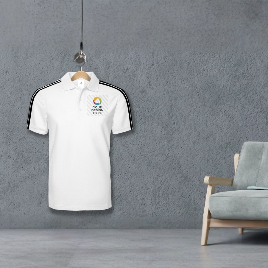  Adidas 3 stripe Polo T-shirts