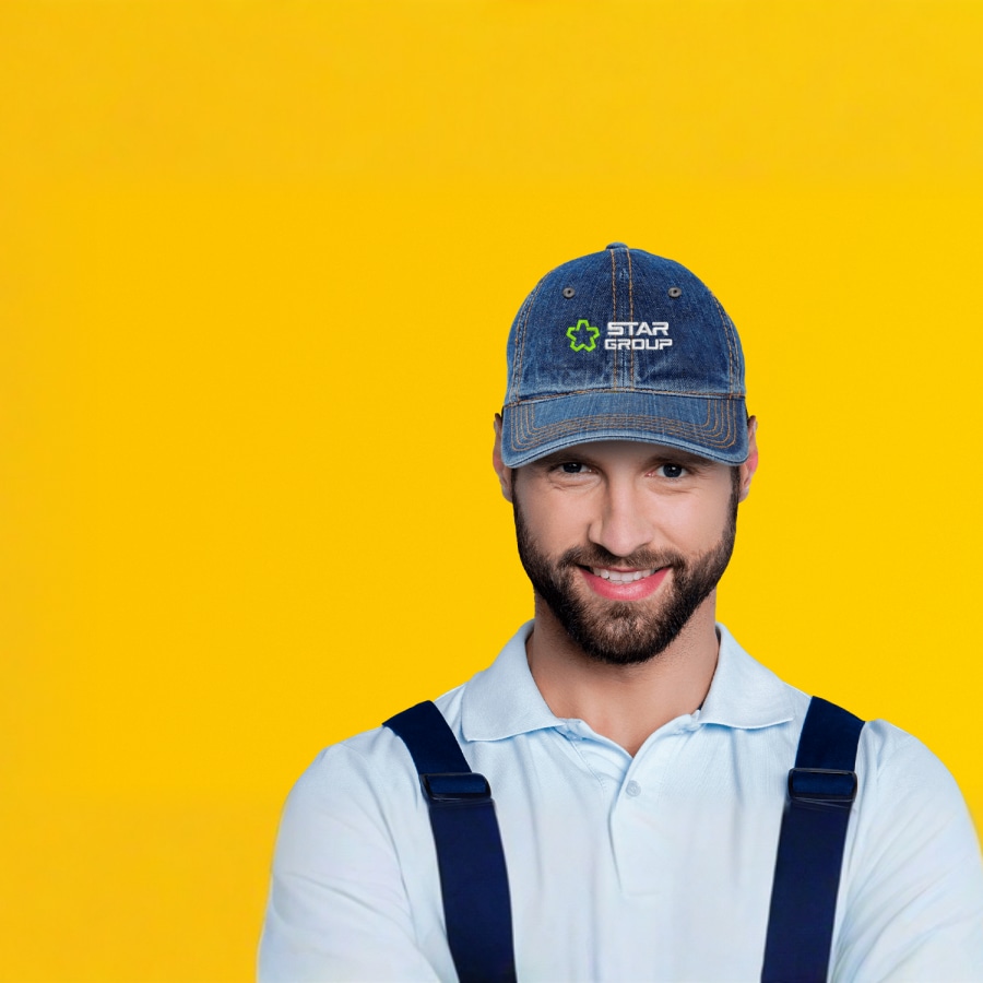 Embroidered Denim Caps 