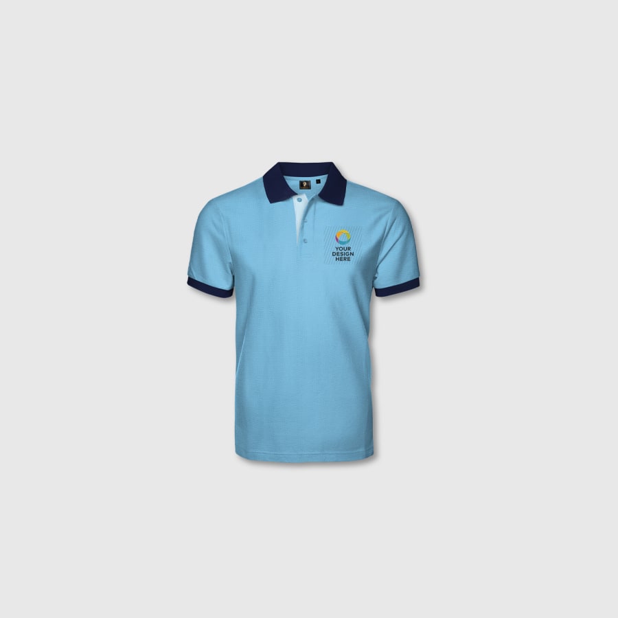 Contrast Collar Polo T-Shirts > Hero img3