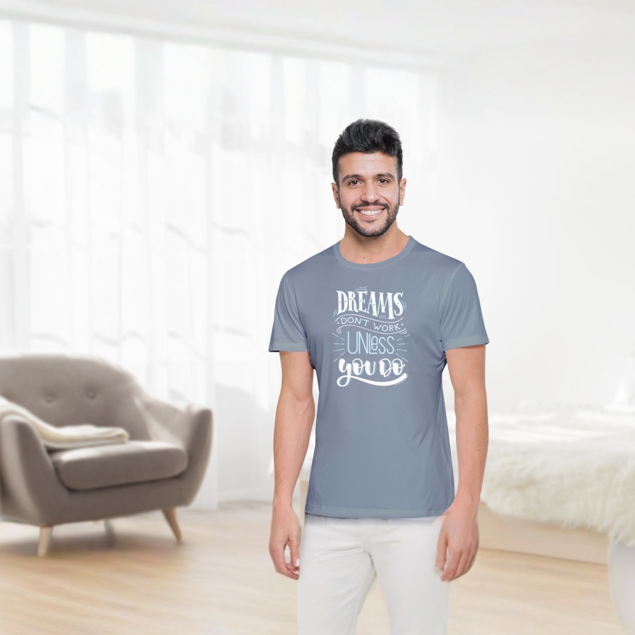 Men's Basic Polyester T-shirts - Colours