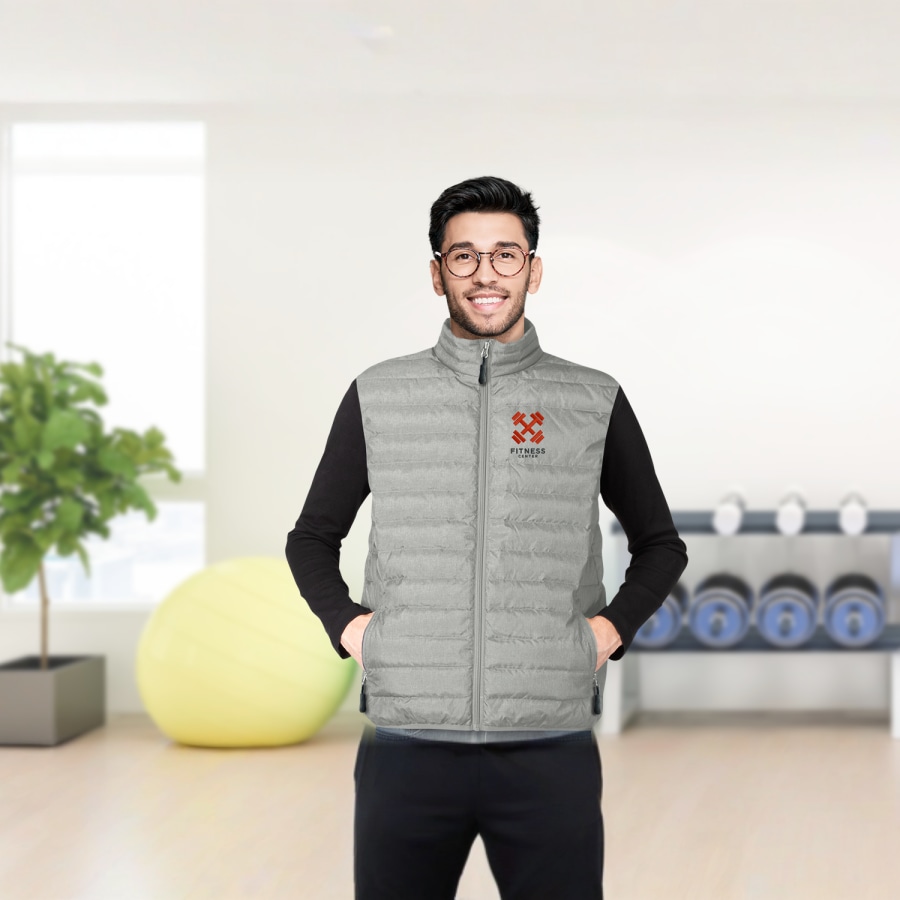 Men's Sleeveless Puffer Jacket > Hero img1
